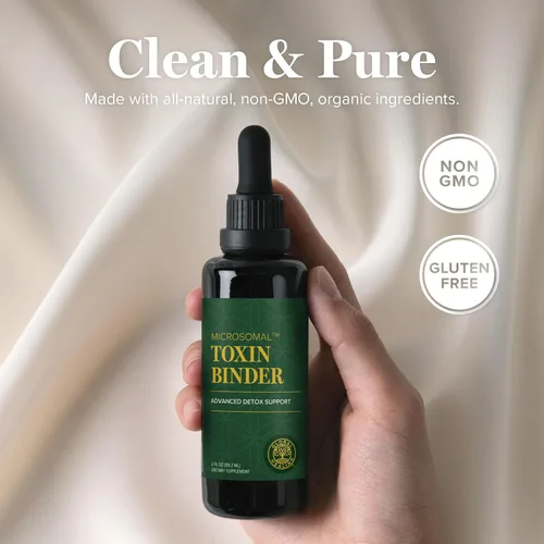 Vista 4 de Global Healing Center - Aglutinante de Toxinas MicroSomal - Apoyo para Desintoxicación - 2 Fl Oz