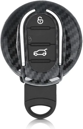 Vista 3 de kwmobile Funda para llave compatible con Mini - Carbono