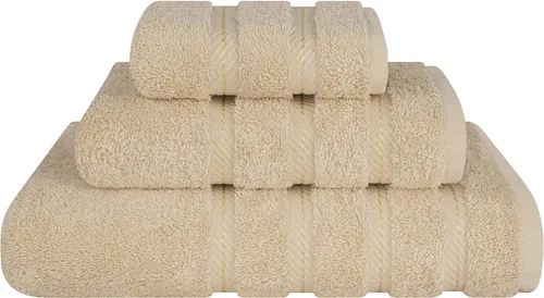 Vista 43 de American Soft Linen - Juego de toallas de 3 piezas, 1 toalla de baño, 1 toalla de mano y 1 toalla pequeña, 100% algodón turco para baño, juego