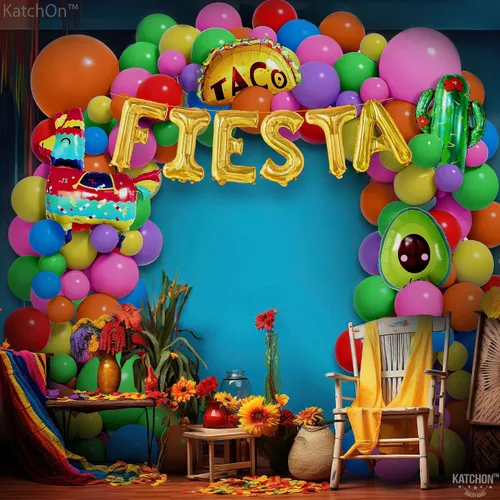 Vista 7 de katchOn, Kit de arco de globos para fiesta – 105 piezas de decoraciones
