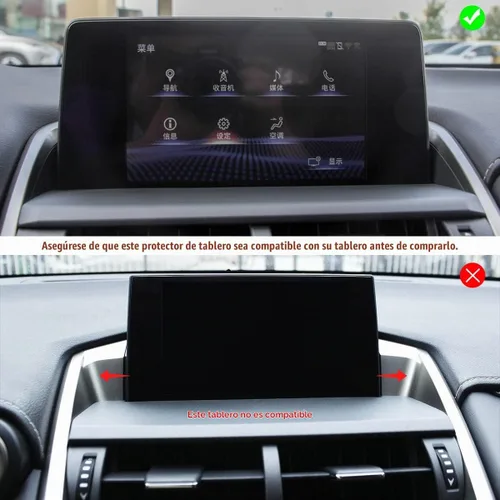 Vista 2 de INTGET Alfombrilla para salpicadero para Lexus NX300 NX300h NX200 Accesorios 2018 2019 2020 2021 Premium Personalizada Interior Antideslizante