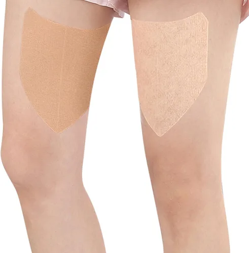 Vista 3 de Pegatinas antirozaduras interiores en forma de V en el muslo,Adhesivo resistente al desgaste cuerpo anti-fricción almohadilla,Parches invisibles