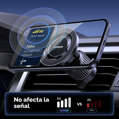 Vista 8 de UGREEN Soporte para Teléfono de Coche para Magsafe Ventilación de Aire Soporte Magnético para Teléfono Compatible con iPhone 17 16 15 14 13 12 Pro