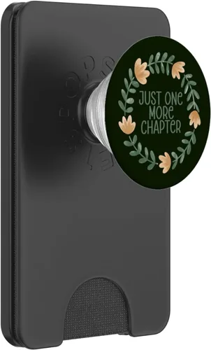 Vista 7 de ¡Solo un capítulo más! Amante de los libros Leer Girl PopSockets Standard PopGrip