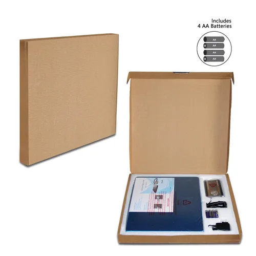 Vista 6 de Básculas de envío de 440 libras x 1.76 onzas, plataforma grande de acero inoxidable, pequeñas empresas, básculas postales superligeras de alta