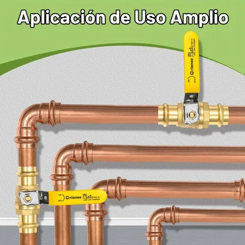Vista 9 de Copper Pro - Juego de 15 accesorios de prensa de cobre para fontanería resistentes de 1/2 pulgada