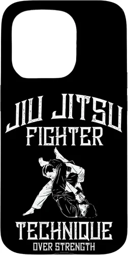 Vista 14 de Martial Arts MMA Fighter Technique Over Strenght Jiu Jitsu Case for iPhone 16