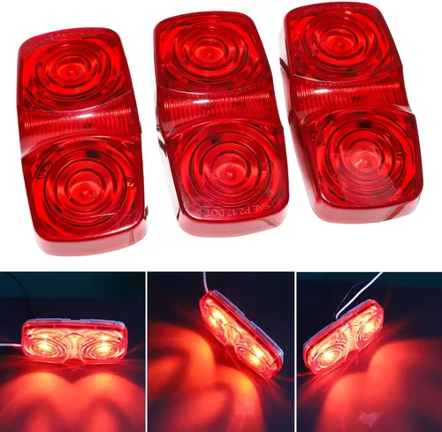Vista 4 de EWAY Cámara inalámbrica de respaldo para remolque RV con marcador de camión RV con espacio de luz roja para iPhone, iPad, Android, iOS, teléfono