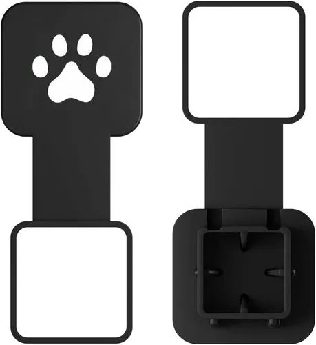 Vista 9 de Cubierta de enganche de remolque de 2 pulgadas con huellas de patas, cubierta de enganche de remolque de remolque, inserción de enchufe, cubierta