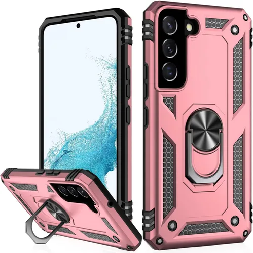 Vista 55 de IKAZZ Funda para Galaxy S21, Grado Militar Resistente a Golpes de Servicio Pesado Cubierta Protectora para Teléfono Pasa Prueba de Caída de 16 pies