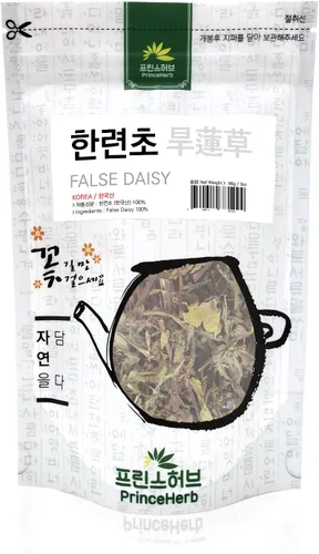 Vista 2 de [Hierba Coreana Medicinal] Eclipta Prostrata/Falsa Margarita Hierbas secas a granel 3oz (86g)
