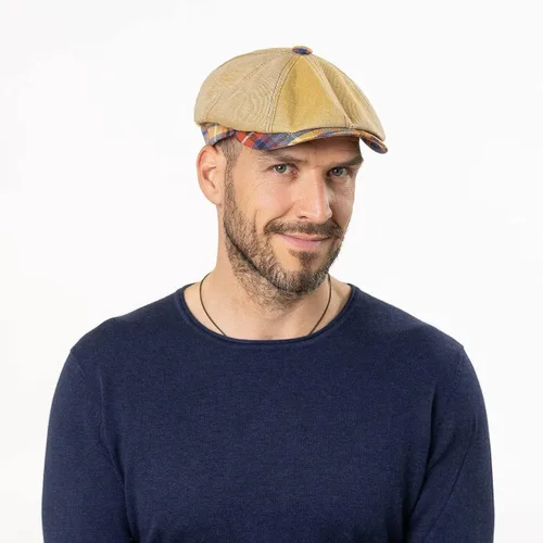 Vista 3 de Lierys City Bic Linen - Gorra plana para mujer y hombre, fabricada en Italia
