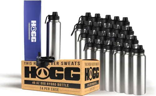 Vista 7 de Hogg Caja de botella de 18 oz Duo Hydro Handle (paquete de 24) para bricolaje, personalizable, añade logotipo, vinilo, tinta de alcohol o purpurina