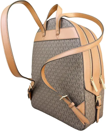 Vista 8 de Michael Kors Mochila con logotipo de Jaycee, Marrón, Jaycee