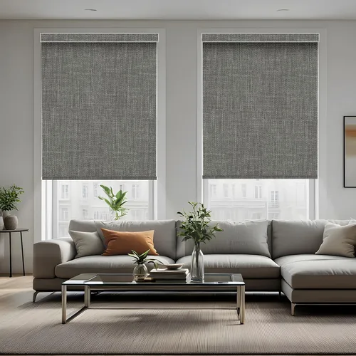 Vista 30 de Persiana Motorizada, Compatible con Homekit Thread-Enabled, Persianas Inteligentes 100% Opacas con Control Remoto, Persiana Enrollable Eléctrica