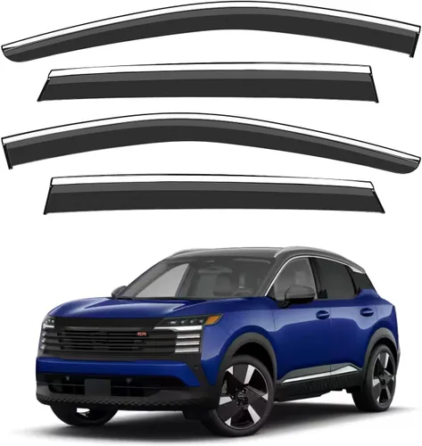 Vista 16 de Protector de lluvia adhesivo compatible con Toyota RAV4 2019-2025, protector de parabrisas de policarbonato, deflector de viento para ventana