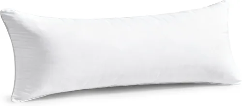 Vista 8 de FAVRIQ Juego de 2 rellenos de almohada de 12 x 20 pulgadas (juego de 2), rellenos de almohada rectangulares para interior de sofá con funda