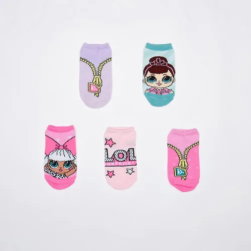 Vista 2 de LOL Surprise Paquete de 5 calcetines para niñas