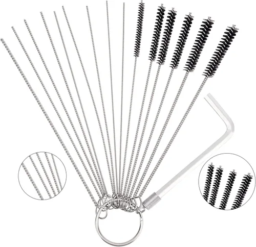 Vista 8 de AHL Kit de herramientas de limpieza de carburador, limpiador de eliminación de chorro de suciedad de carburador para ATV, UTV, motocicleta