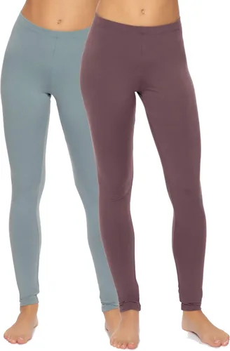 Vista 8 de Felina Velvety Soft Lightweight Leggings Moisture Wicking Yoga 6 Pack Negro