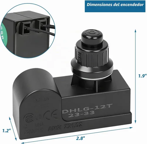 Vista 3 de Kit de encendido para parrilla Grimate para Charbroil, Expert Grill, Dyna Glo, Kenmore