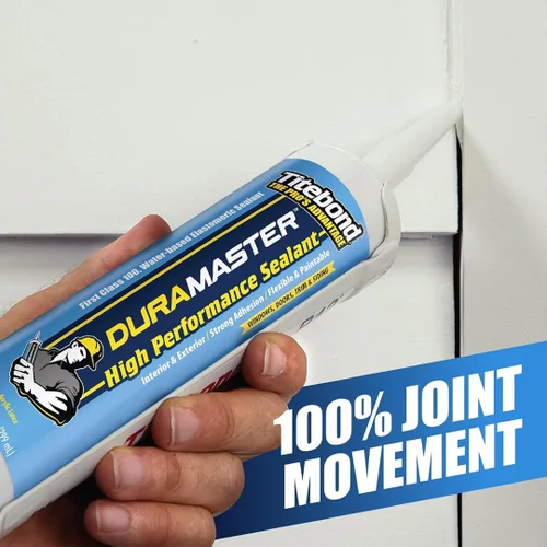 Vista 4 de Titebond DuraMaster Sellador, negro - Sellador de construcción multisuperficie, fuerte adherencia para uso en interiores y exteriores, resistente a
