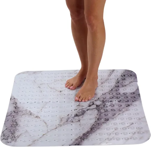 Vista 21 de ENKOSI Tapete de ducha extra grande antideslizante – 47 x 32 pulgadas – Tapete de ducha de baño XL – Tapetes de ducha grandes para suelos de ducha