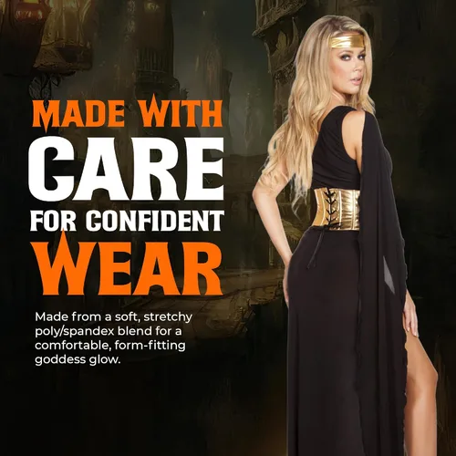 Vista 5 de Roma Costume Gorgeous Goddess de 3 piezas para mujer
