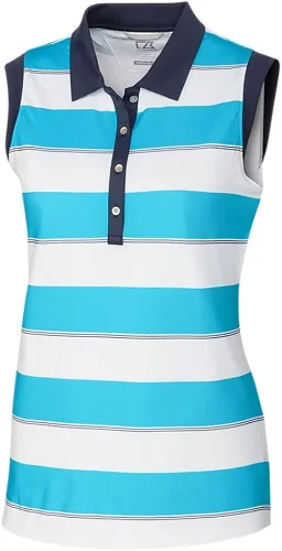Vista 3 de Cutter Buck Drytec UPF 50 - Camisa polo sin mangas para mujer