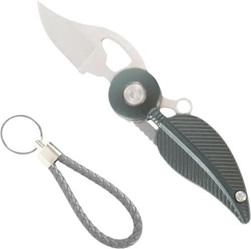 Vista 8 de Cuchillos de Bolsillo y Cuchillos Plegables, Mini Cuchillo de Bolsillo para Mujeres, Cuchillo de Bolsillo Pequeño, Cuchillo EDC con Cadena
