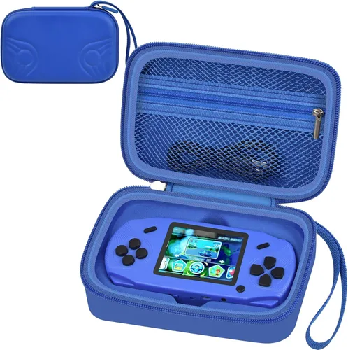 Vista 2 de casmilee Travel Carrying Case Compatible with Beijue 16 Bit Handheld Games+Retro Gaming Console Case for R36MAX Game Consoles