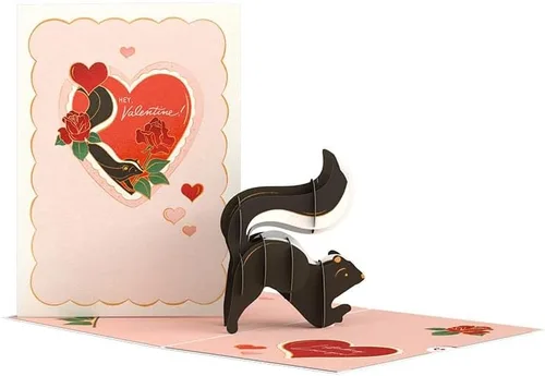 Vista 14 de Lovepop Pizza - Tarjeta romántica para el día de San Valentín con sobre "Has robado una pizza mi corazón