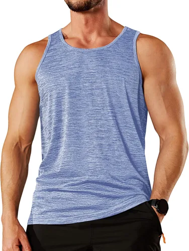 Vista 7 de TACVASEN Camisetas sin mangas para hombre de secado rápido para entrenamiento muscular atlético, gimnasio, culturismo, camiseta de rendimiento