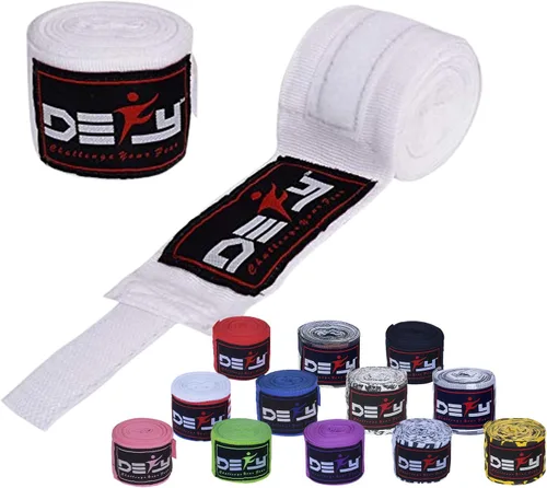 Vista 9 de DEFY Professional – Vendas elásticas profesionales para manos, de 180 pulgadas (457.2 cm), para boxeo, muay thai, MMA, para hombre y mujer - Par