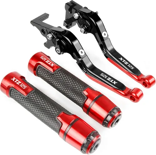 Vista 13 de Accesorios para Yamaha XTZ125 XTZ 125 2014 2015 motocicleta Racing accesorios CNC freno embrague palancas manillar mango motocicleta freno embrague