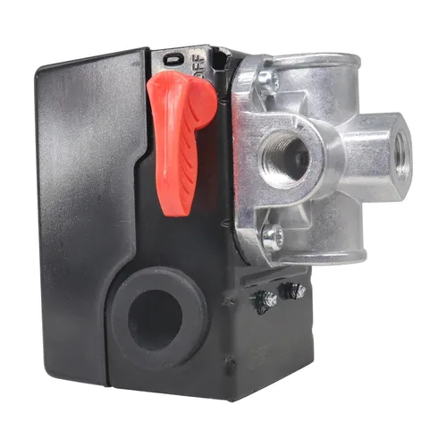 Vista 5 de Z-D26612 Interruptor de presión del compresor de aire para cable Porter 150/120 PSI D26612 4 puertos