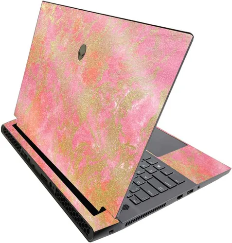 Vista 722 de MightySkins - Skin brillante con purpurina para Alienware M17 R3 (2020) y M17 R4 (2021) - Diversión de los años 90 Acabado duradero con purpurina