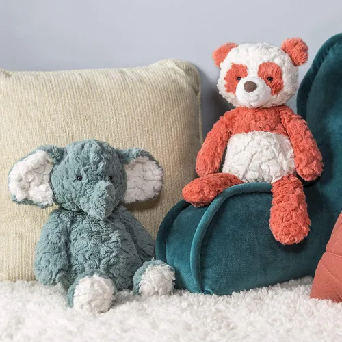 Vista 2 de Mary Meyer - Peluche de juguete suave de animal Elefante azul pizarra