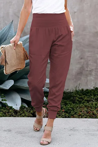 Vista 3 de Schine Pantalones de vestir para mujer, con corte de bota, elásticos, recortados, de oficina, con cintura alta, pantalones casuales de negocios