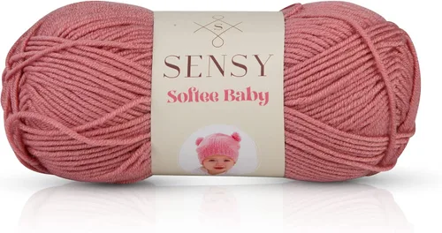 Vista 58 de Sensy Softee Hilo para Bebé, 3.5 oz, 275 yardas, Gauge 3 Light (Almendra)