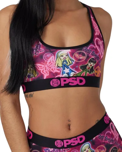 Vista 2 de PSD Bratz Icon - Brasier deportivo para mujer, multicolor, talla M, Multi