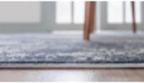 Vista 8 de Unique Loom Portland Collection - Alfombra rectangular de madera (2 pies 2 pulgadas x 3 pies 1 pulgada, rectangular, azul/marfil)