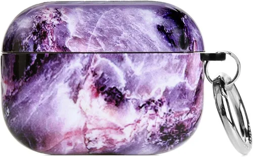 Vista 13 de Velvet Caviar Funda compatible con AirPods Pro de 2ª y 1ª generación, bonita funda protectora dura para mujer, diseño de lunares azules y aguamarina