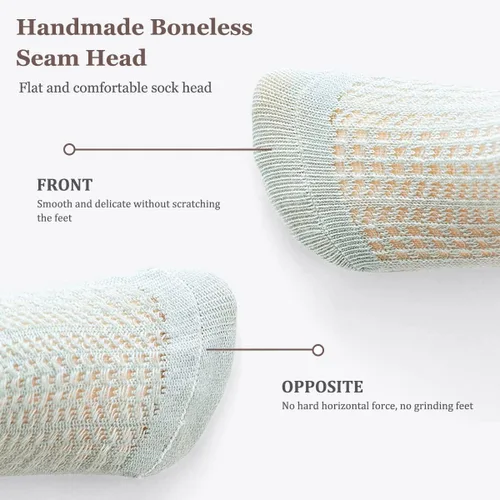 Vista 5 de ZURLEFY Nuevos calcetines de malla de verano para bebés, niños y niñas pequeñas, calcetines para recién nacidos, accesorios esenciales para bebés