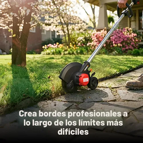 Vista 2 de WORX Nitro - Bordeadora inalámbrica de 20 V, 7 pulgadas, 3 configuraciones de profundidad, bordeadora para caminos de entrada alimentada por batería