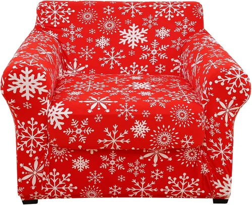 Vista 46 de hyha Funda para sofá, fundas para sofá biplaza, diseño floral, elásticas, estampadas, 3 piezas, fundas para sofá de 2 cojines separados, protector
