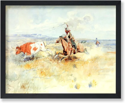 Vista 24 de Poster Master Vintage A Mexican Vaquero Print – Póster retro de vaquero – Arte occidental – Diseño de pared del salvaje oeste – Regalo para hombres