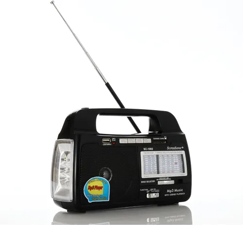 Vista 9 de Supersonic SC1082 Radio portátil.