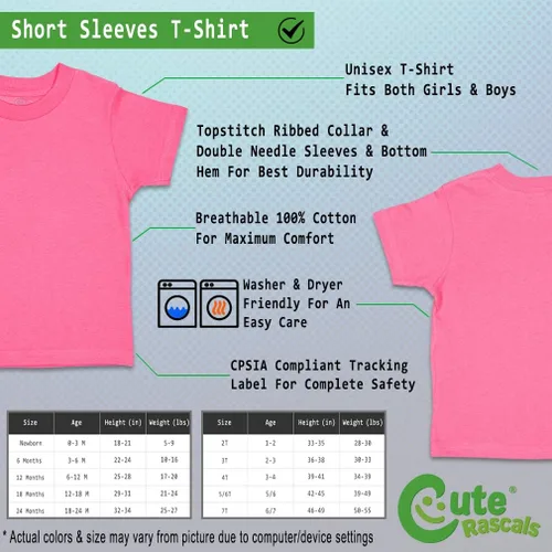 Vista 2 de Cute Rascals Camiseta para niños pequeños Lil Pickle Vegetables Algodón Verduras Ropa para Niño y Niña