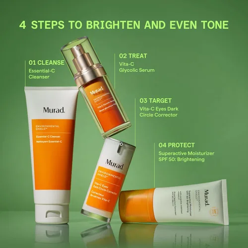 Vista 11 de Murad Vita-C Suero glicólico - Escudo ambiental iluminador de la piel Vitamina C Suero facial - Tratamiento respaldado por la ciencia